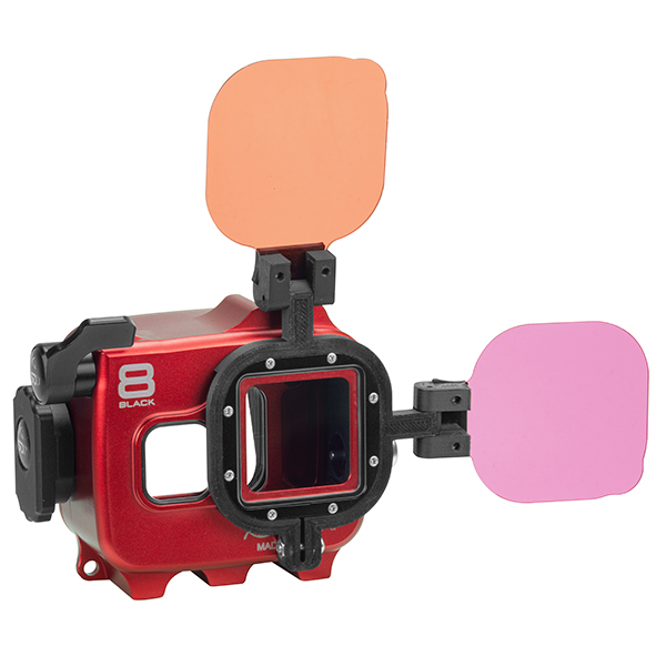 [IS] GoPro Hero8 및 9 Black용 더블 필터 홀더